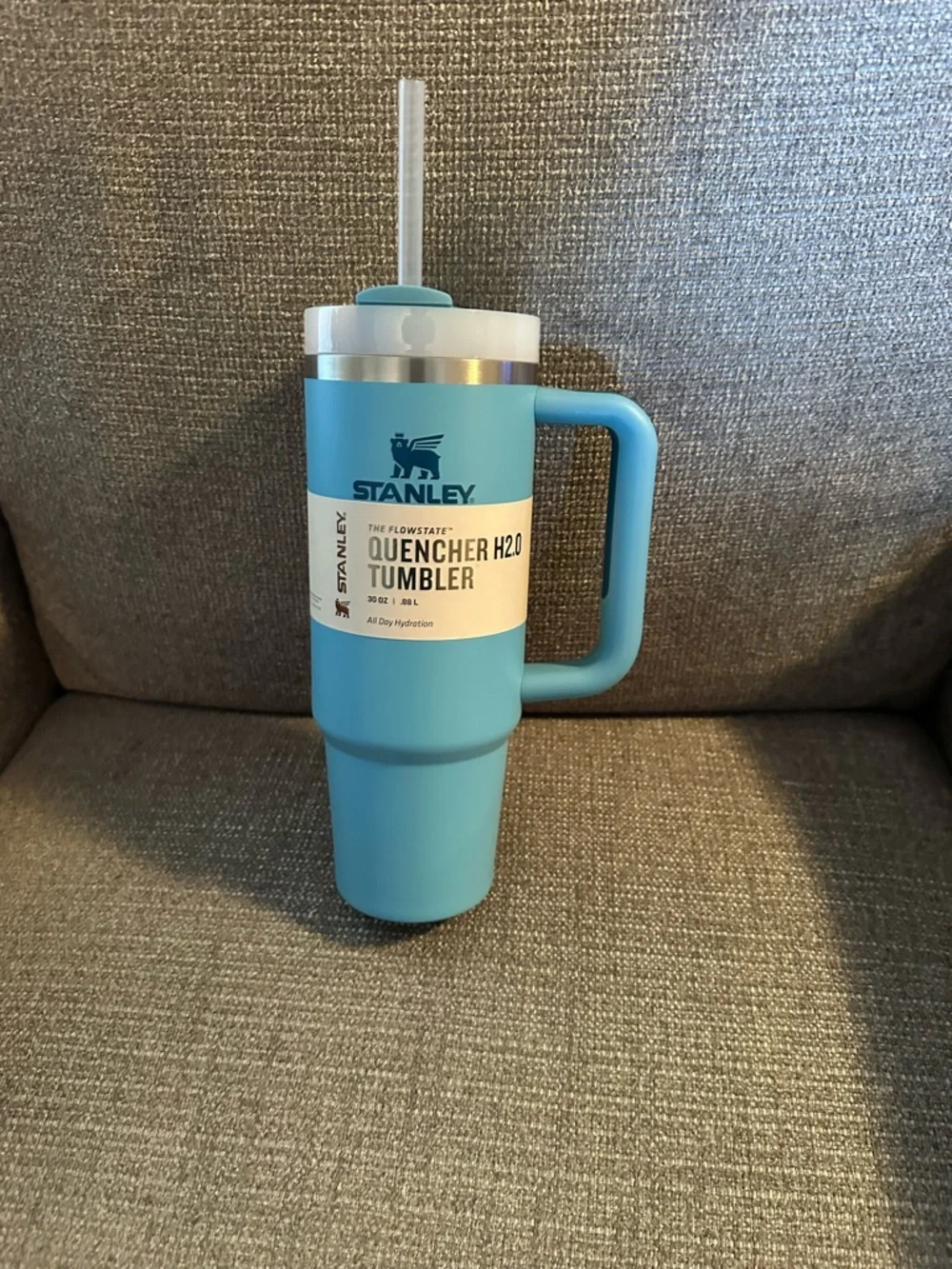 Stanley Tumbler in Pool Blue - Picture 1 of 4